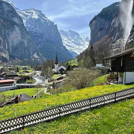 Apartment Iconic Valley View Amazing Design King Bed Lauterbrunnen